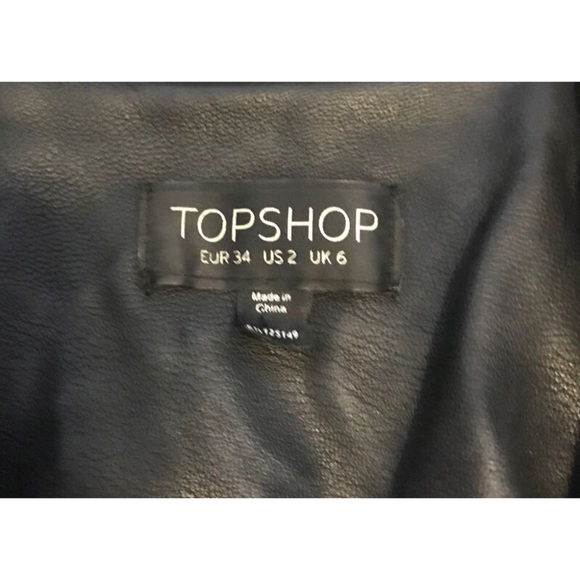 Topshop Rosa Biker Jacket - Picture 3 of 7
